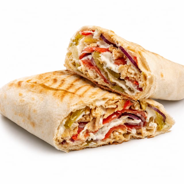 Chicken Shawarma & Rice Pilaf Platter.