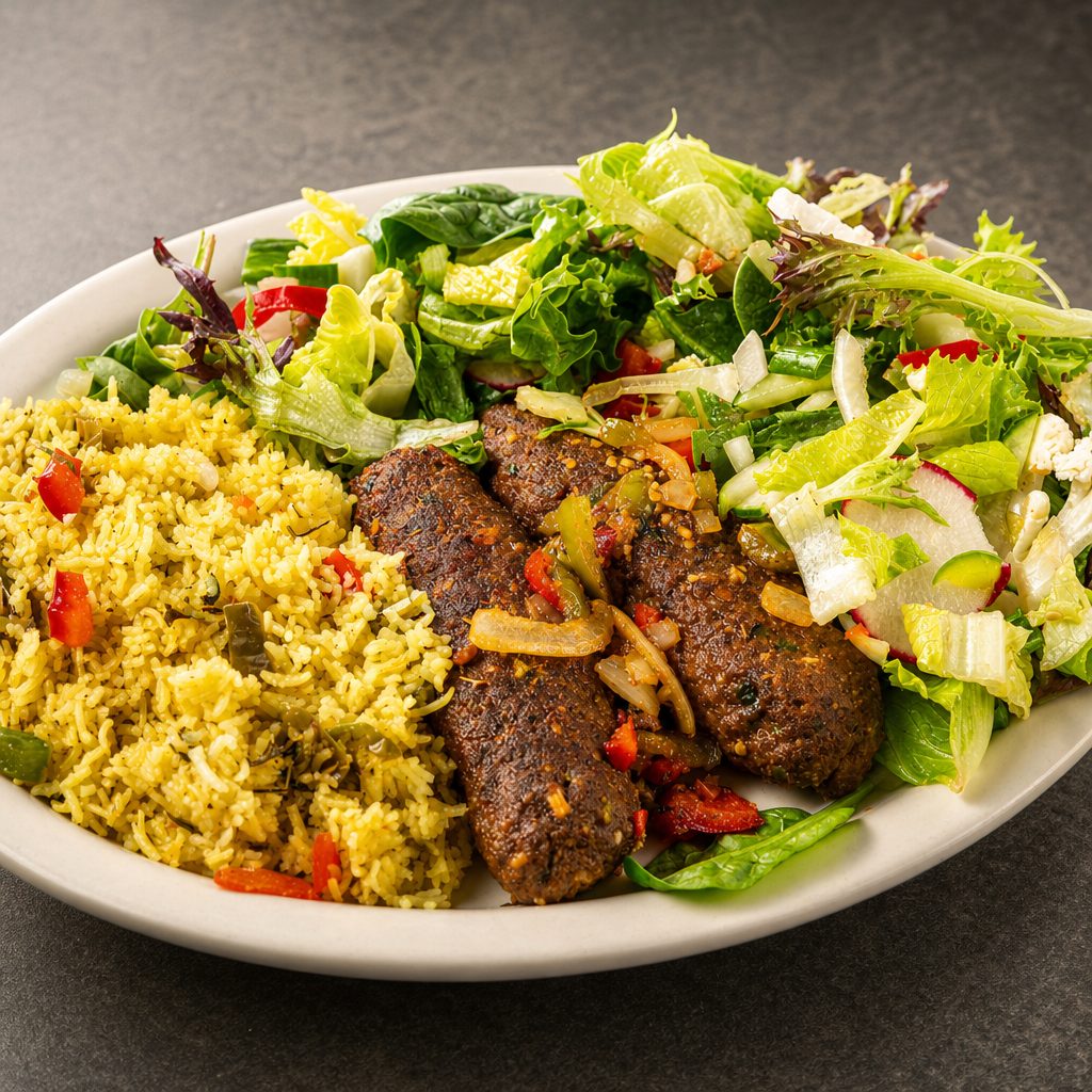 Sheesh Kabob Platter.