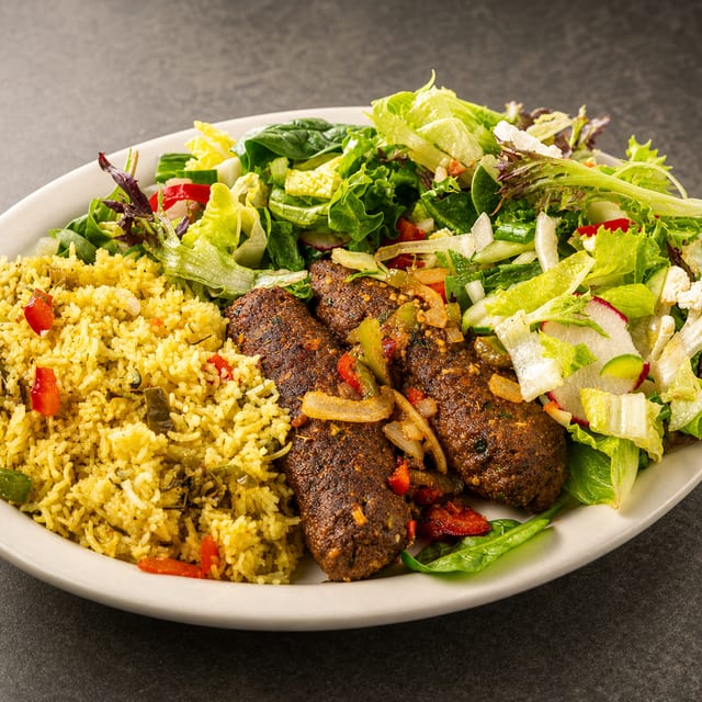 Sheesh Kabob Platter.