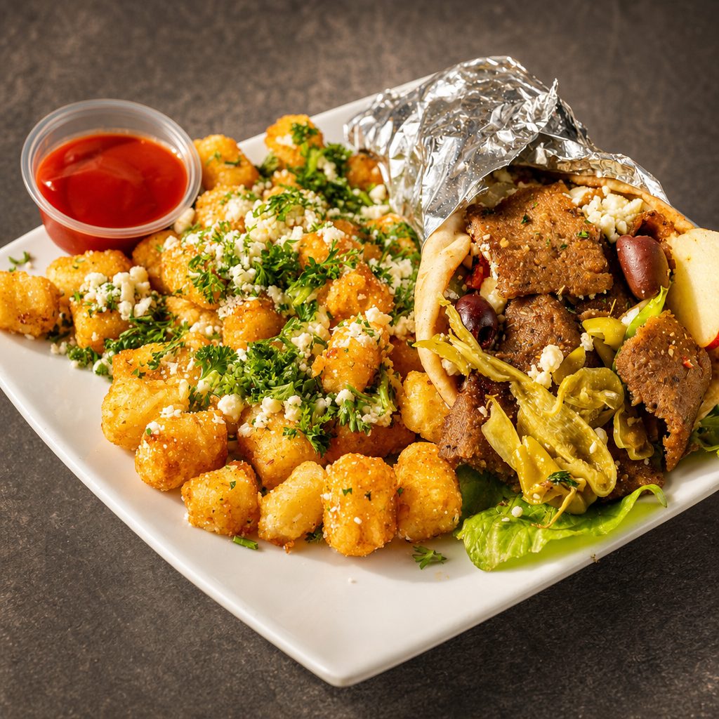 Gyro & Tater Tots Combo.